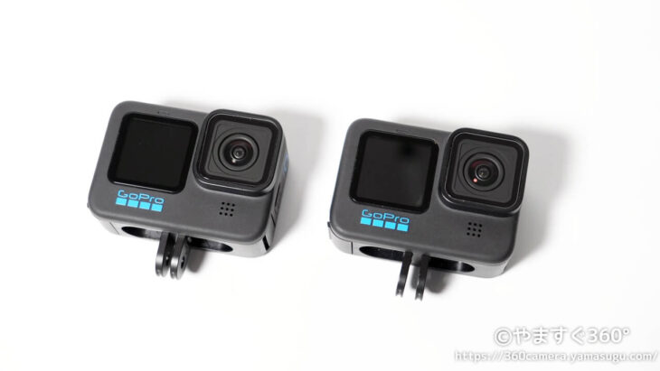 GoPro11とGoPro10