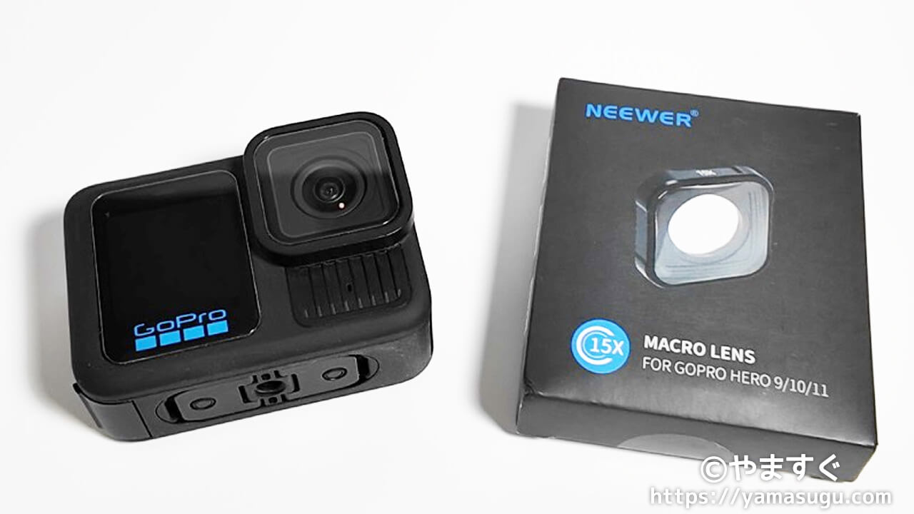 GoPro hero 12 快い バッテリー マクロレンズ